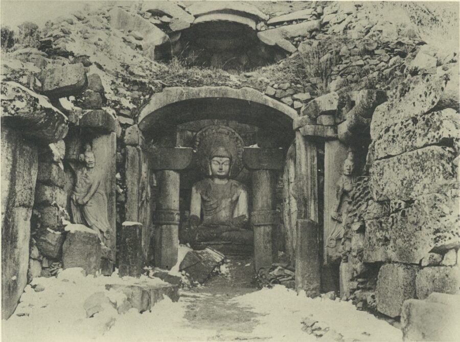 bouddha grotte seokguram avant 1938