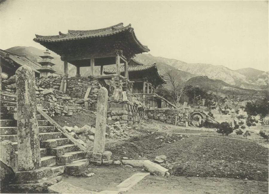 Bulguksa temple ruin 1914