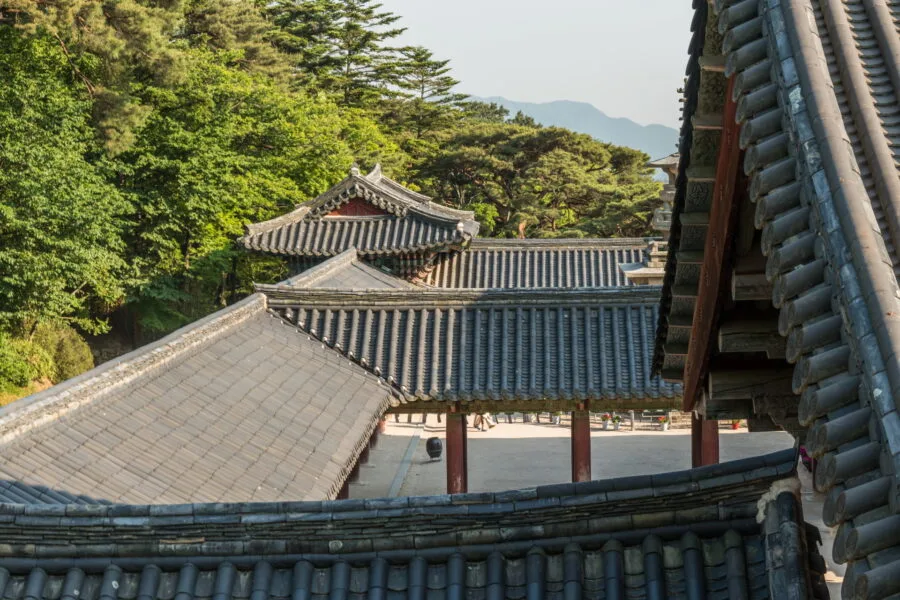roofs bulguksa temple gyeongju