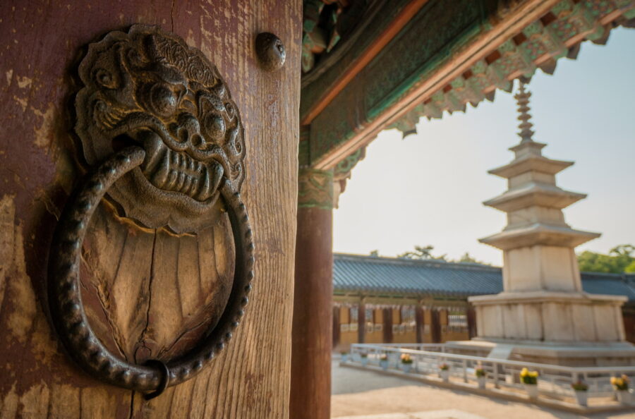 vue pagode seokgatap temple bulguksa gyeongju