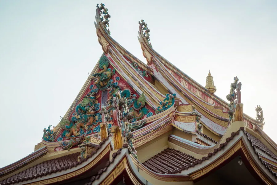 roof Wat U Phai Rat Bamrung (Chùa Khánh Vân