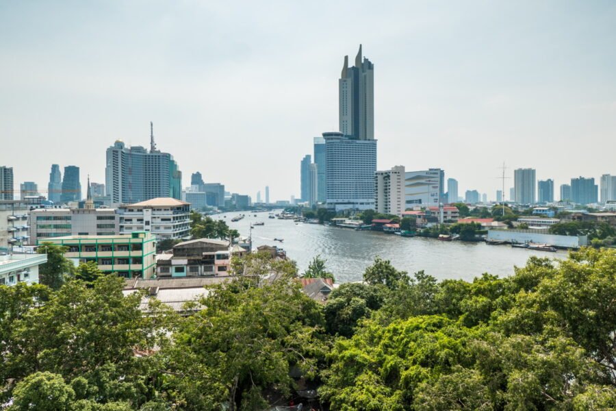 vue depuis river view residence bangkok