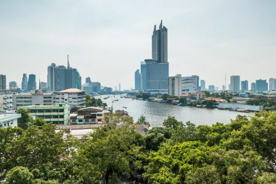view from river view residence bangkok