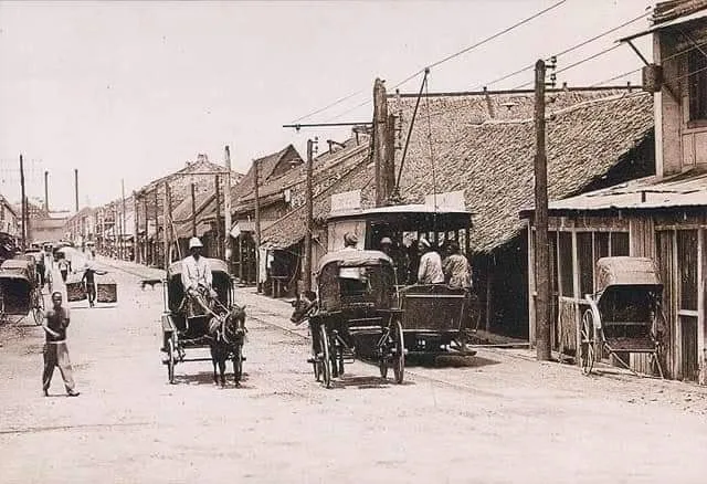 view of charoen krung street 1894