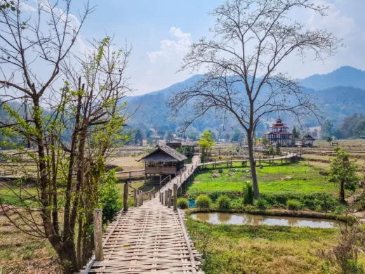 Kho Ku So Bamboo Bridge pai thailand