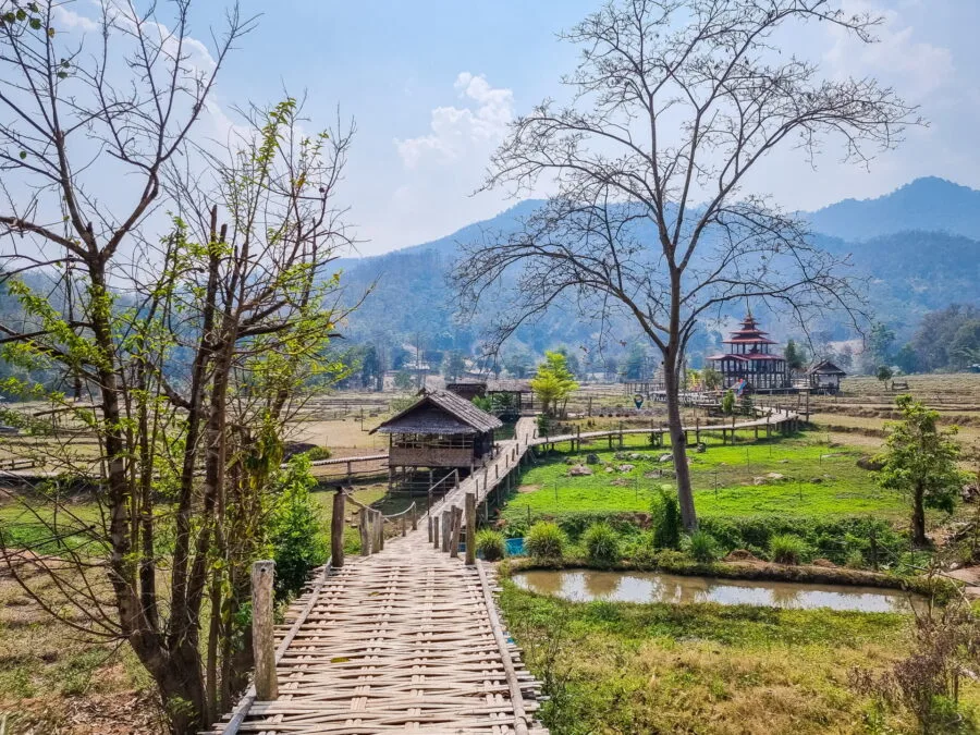 Kho Ku So Bamboo Bridge pai thailand