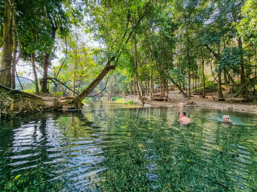 basin sai ngam natural mineral spring