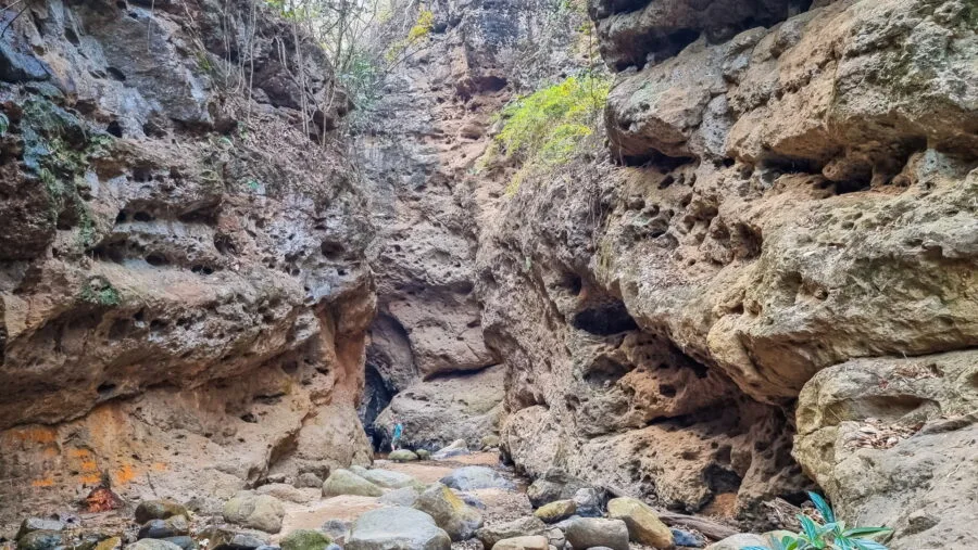 canyon pam bok waterfall pai thailand