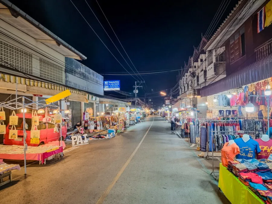 deserted street pai walking street