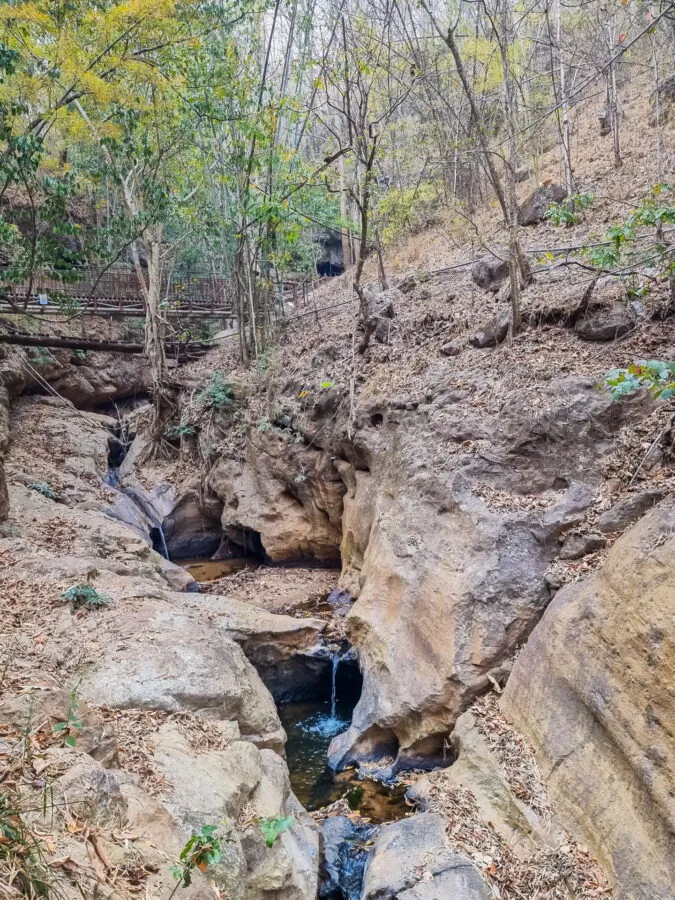 pam bok waterfall pai thailand stream