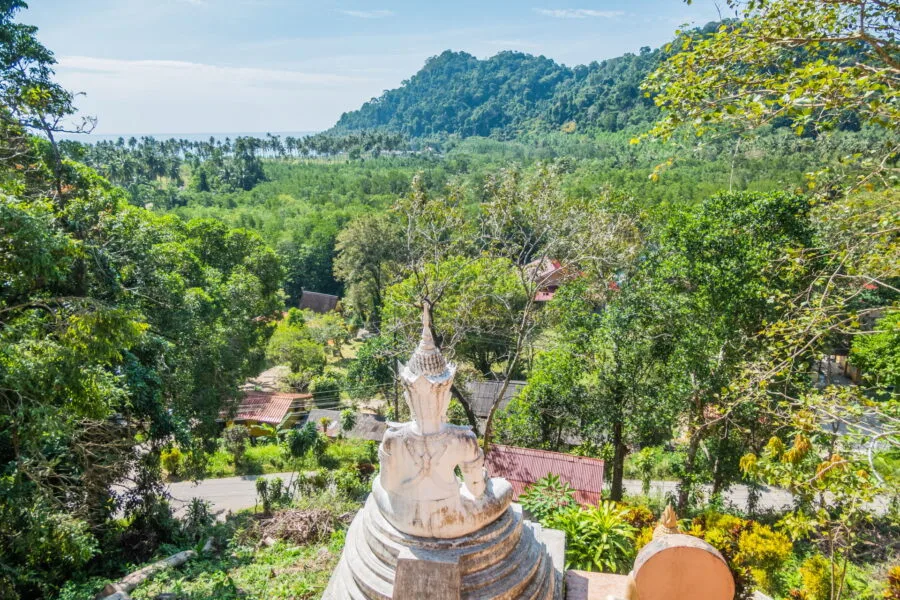 point de vue depuis temple ao phrao ko kood