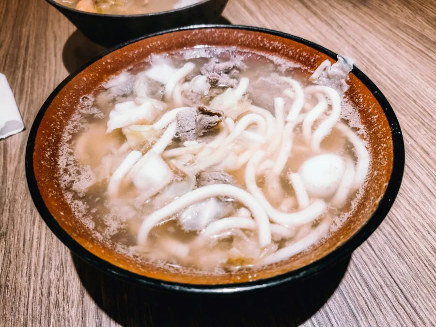first noodle dish tested taiwan