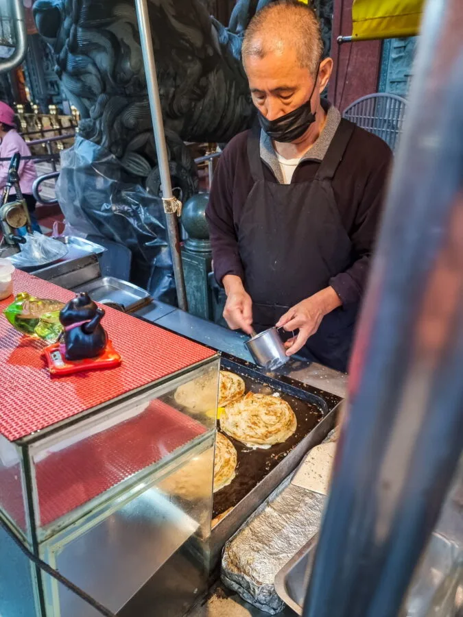 street food in bing taipei