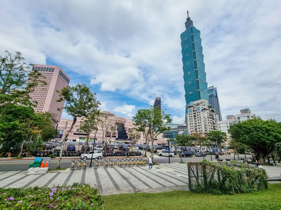 view of taipei 101 tower