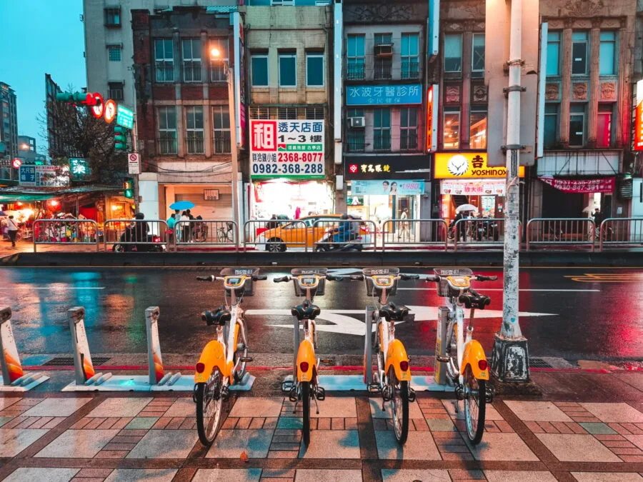 youbike taipei night