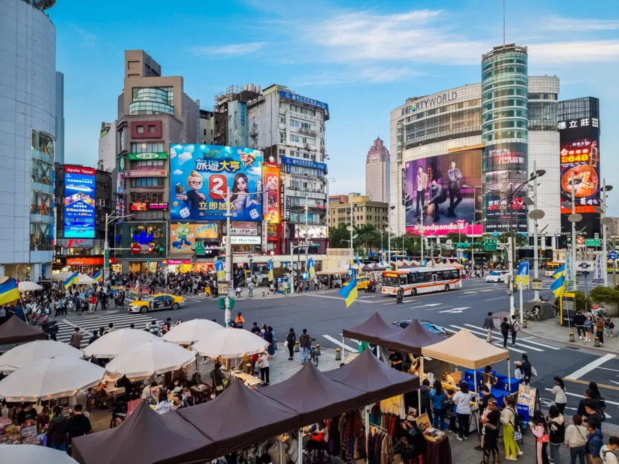 taipei ximending commercial zone