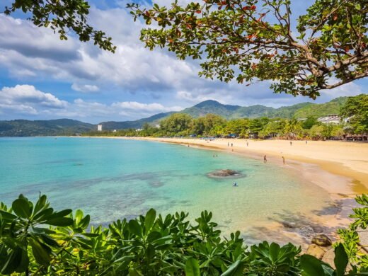 vue plage karon depuis on the rock phuket vue plage karon depuis on the rock phuket