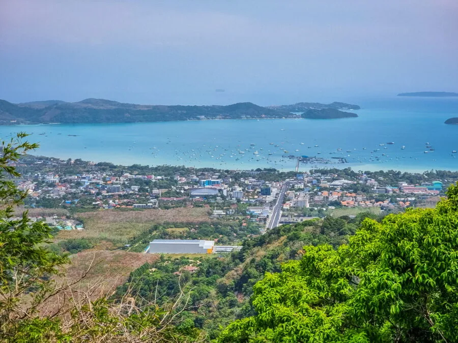 view of chalong from big buddha phuket
