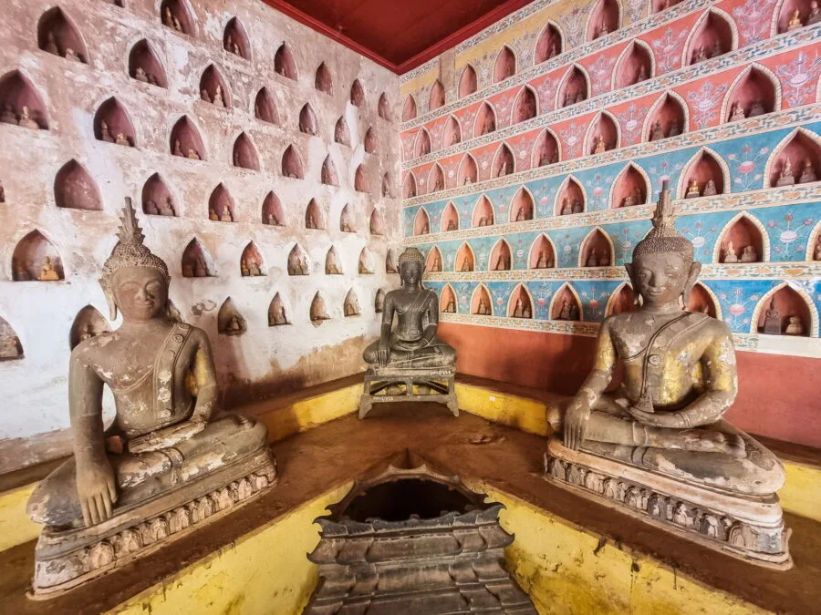 cloister corner vat sisaket vientiane