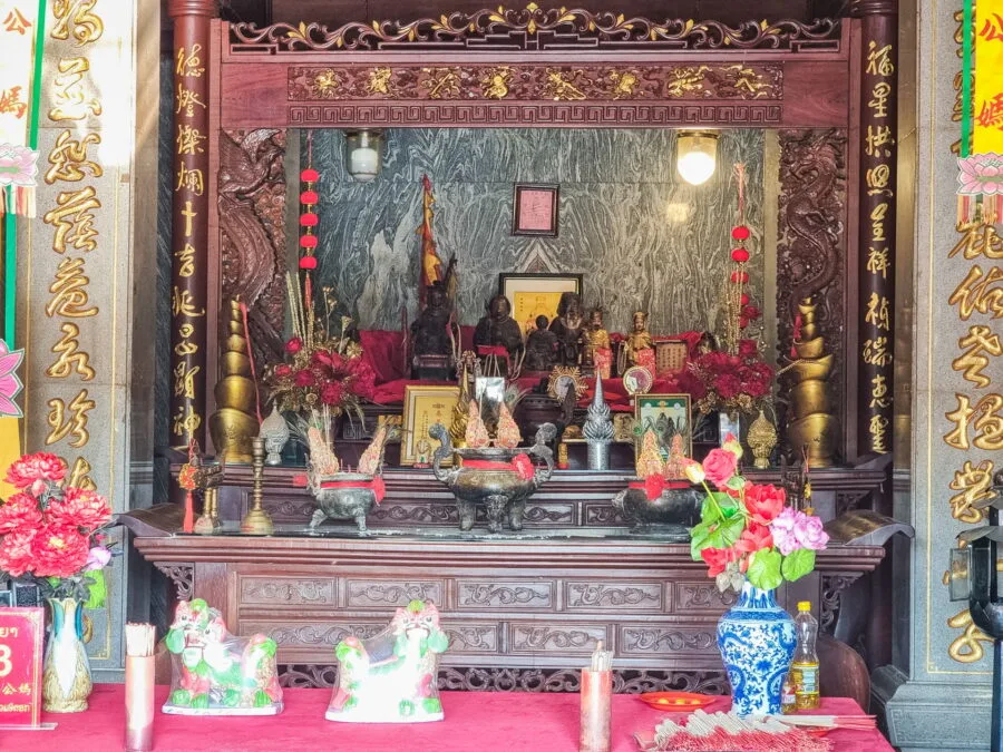 interior Ho Kang Temple vientiane