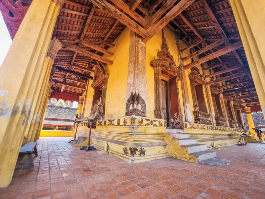 structure under vat sisaket Vientiane