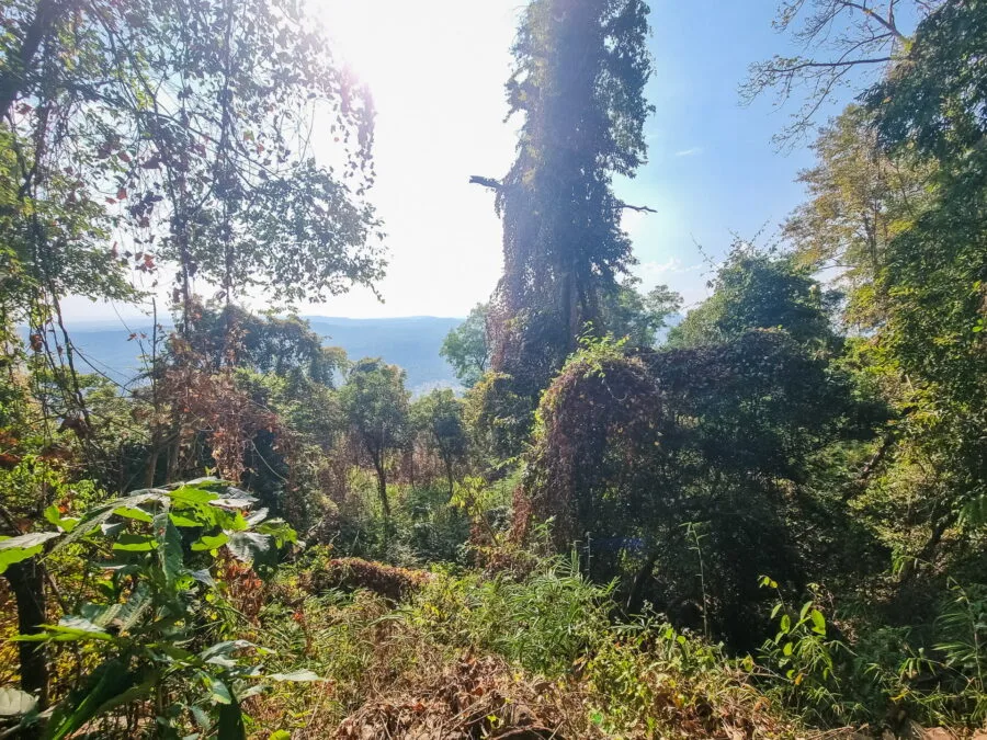 Partial view of Phou Phanan viewpoints, Laos