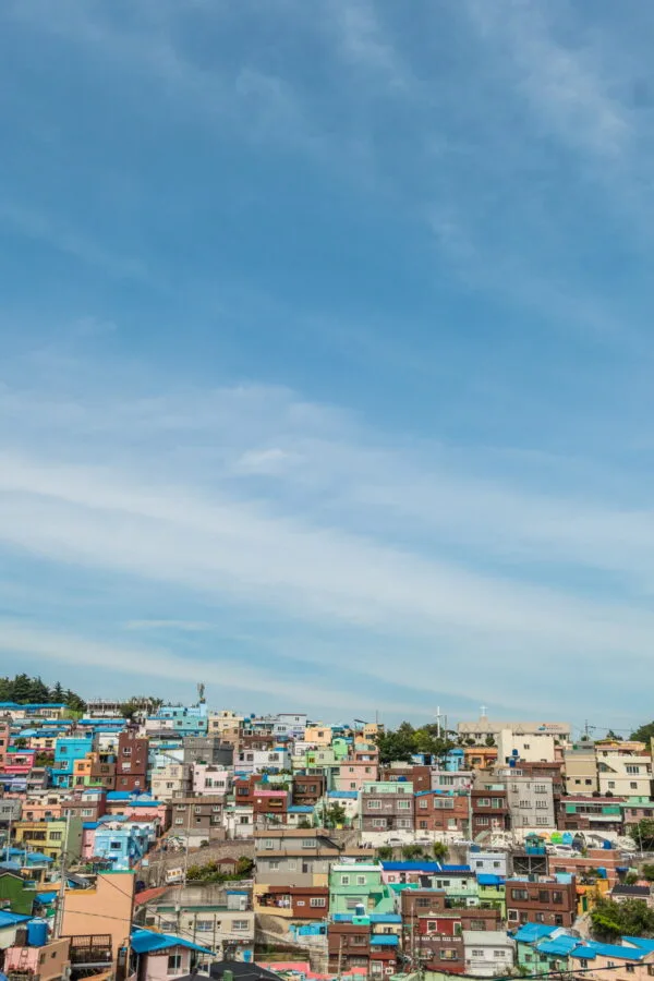 blue sky above gamcheon busan