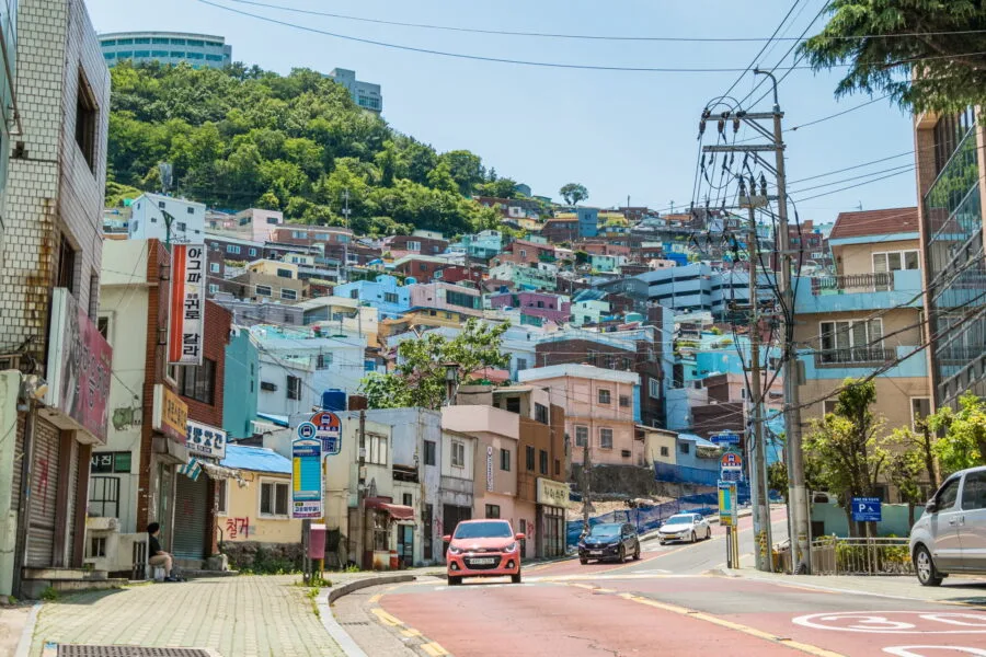 start climb to gamcheon from busan metro