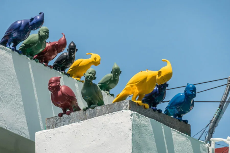 colorful birds gamcheon village busan