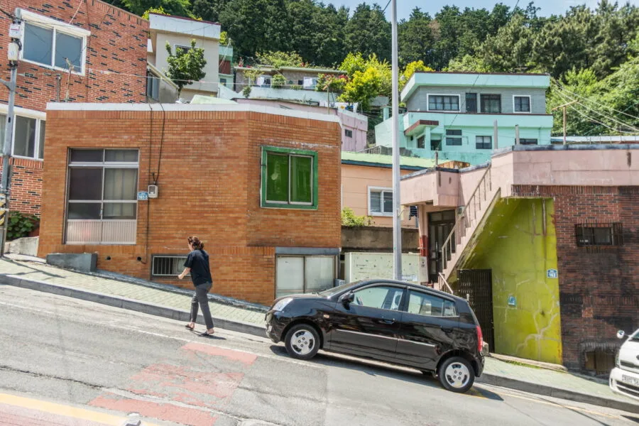 slope climb gamcheon culture village
