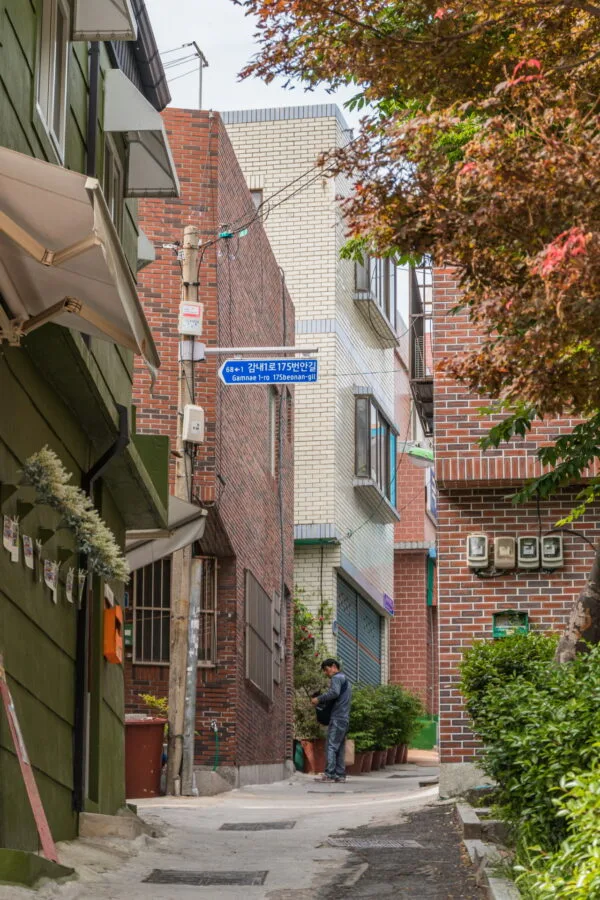 small street gamcheon culture village busan