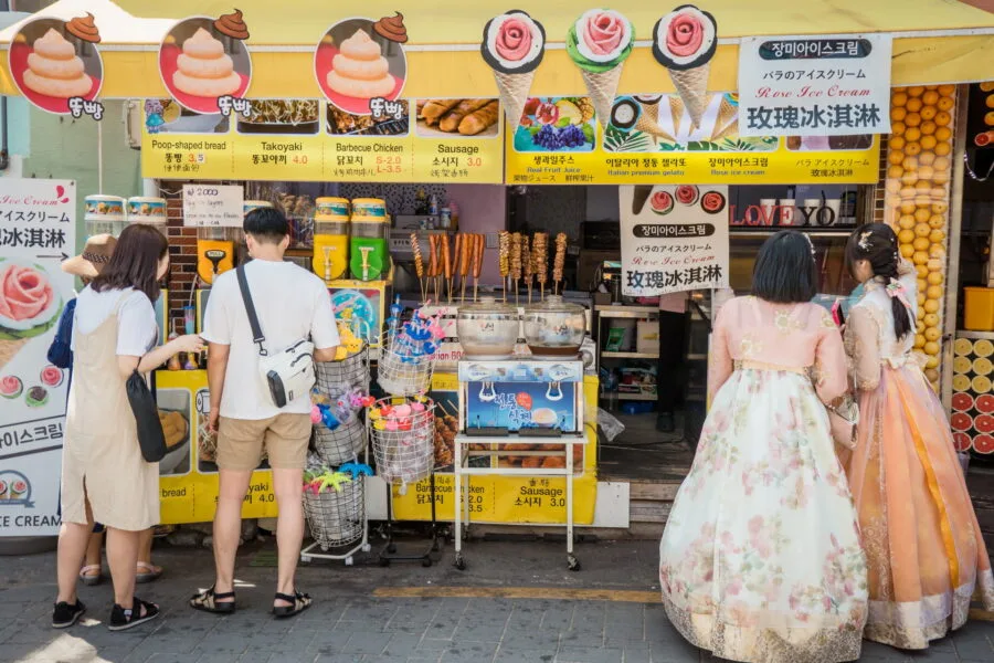 snack street gamcheon busan