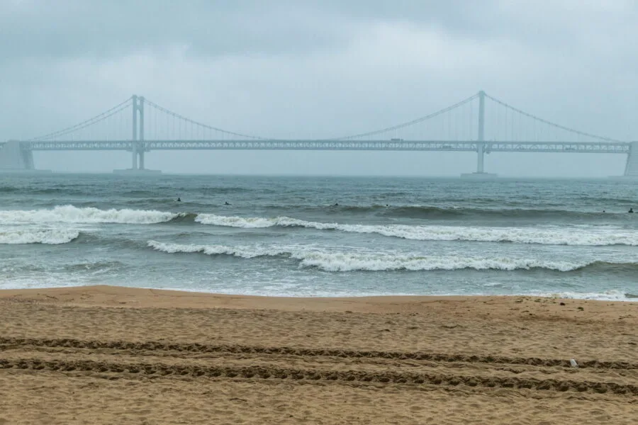 Gwangalli Beach bridge gwangan busan