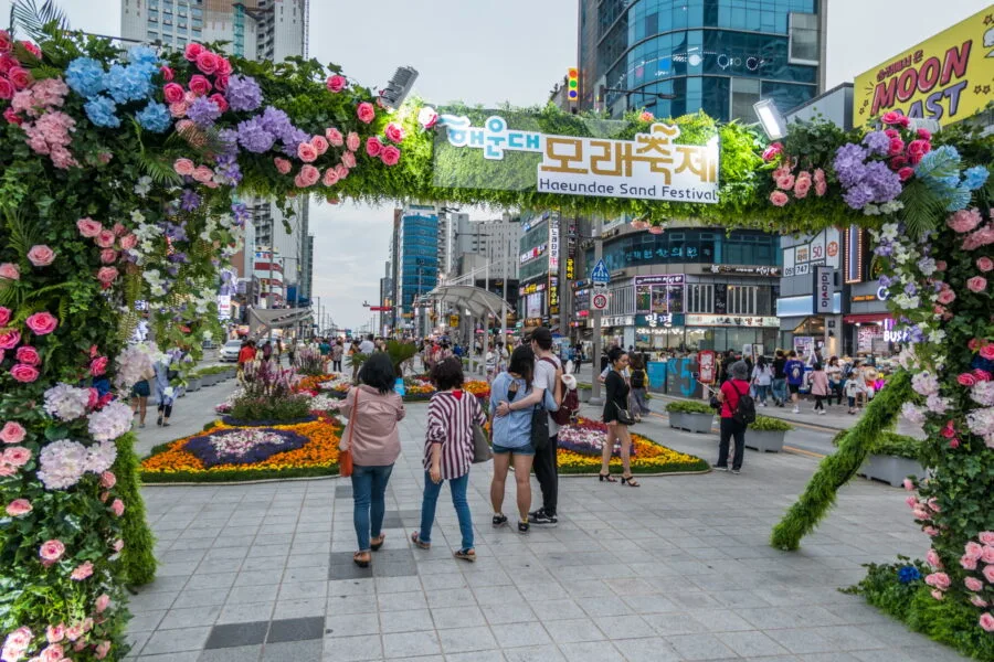 haeundae sand festival busan poster