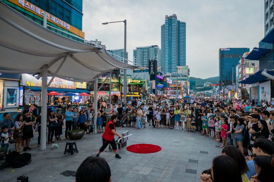 street artist haeundae sand festival busan