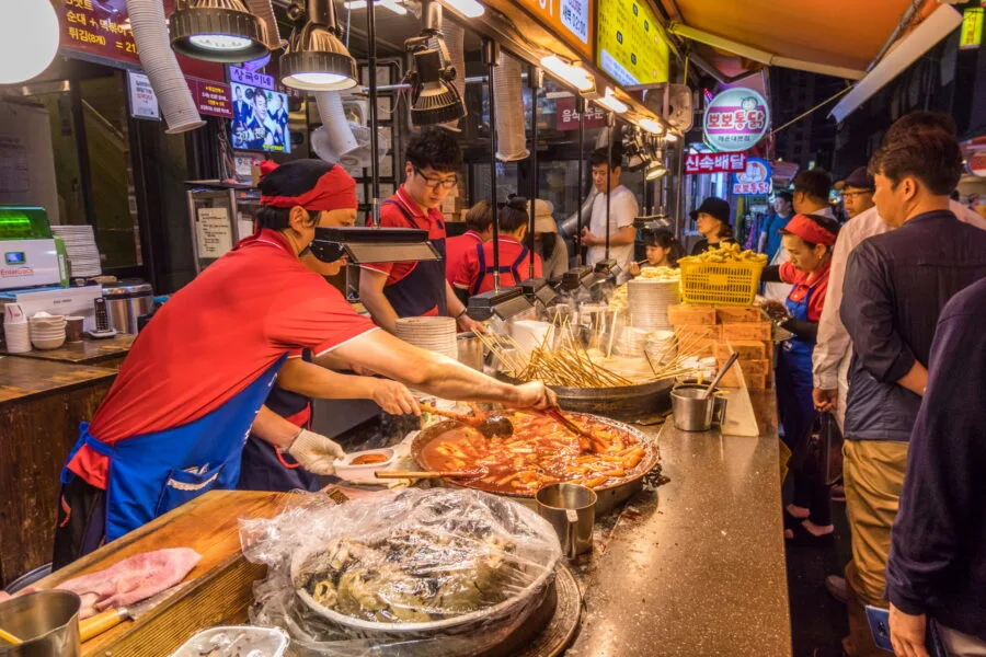 at haeundae market busan