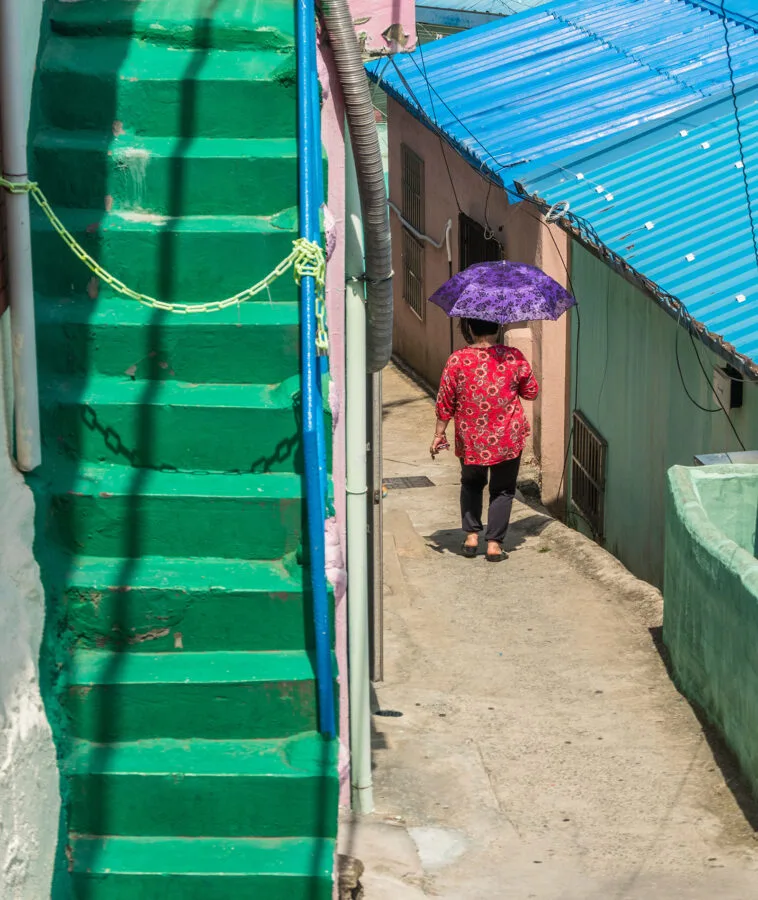 Gamcheon stairs and colors