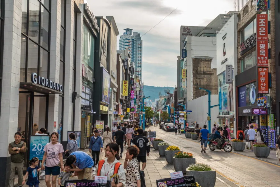 Gwangbok-ro district busan