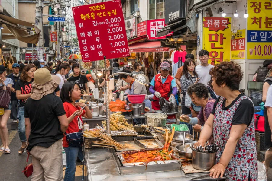 stand Gwangbok-ro street busan