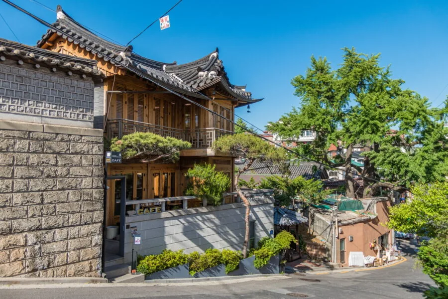 Hangyeongheon cafe near bukchon hanok Seoul