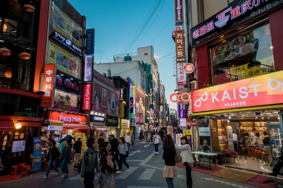 myeongdong district surroundings seoul