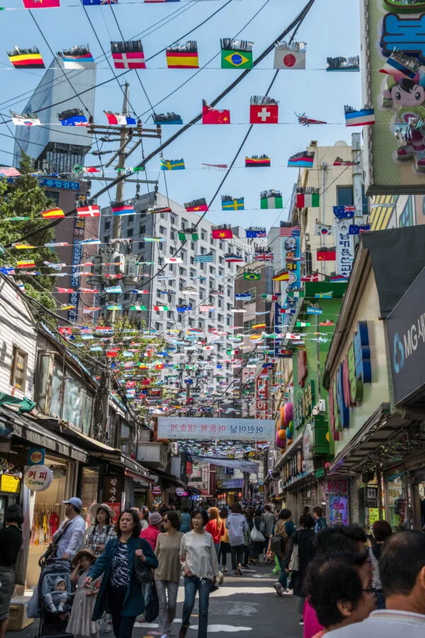 namdaemun market alley - seoul