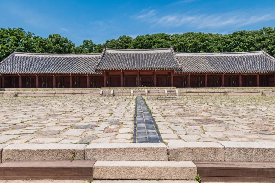 main building of jongmyo seoul shrine