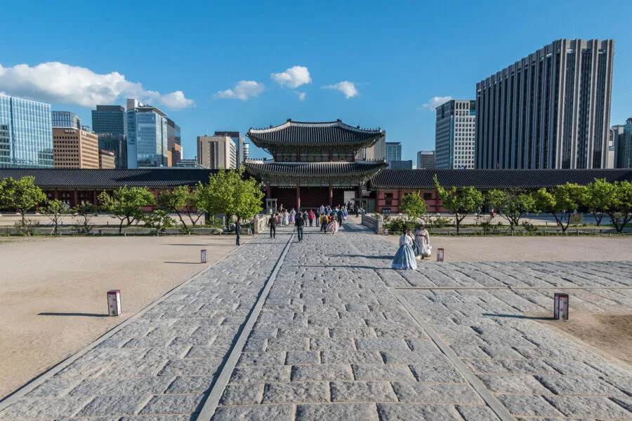 inner courtyard gyeongdok palace seoul