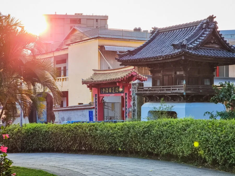 entrance Linji Huguo Temple Yuanshan Park Area taipei