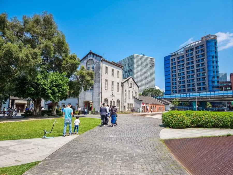 entrance site huashan 1914 creative park taipei