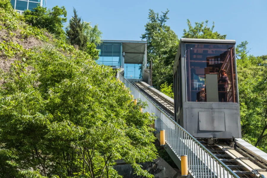 funicular foot park namsan seoul tower
