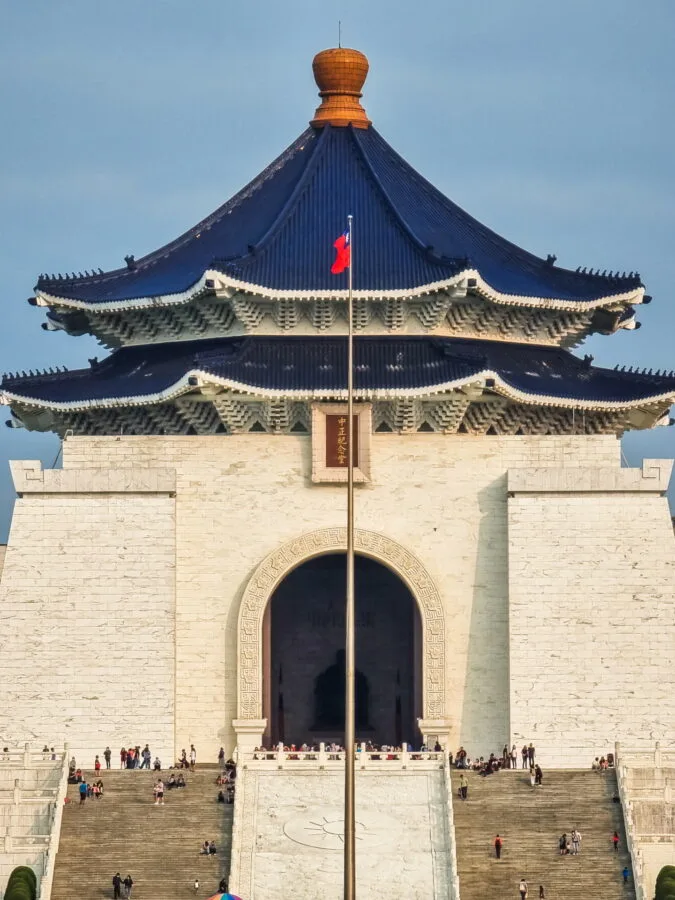 close up memorial chiang kai shek taipei