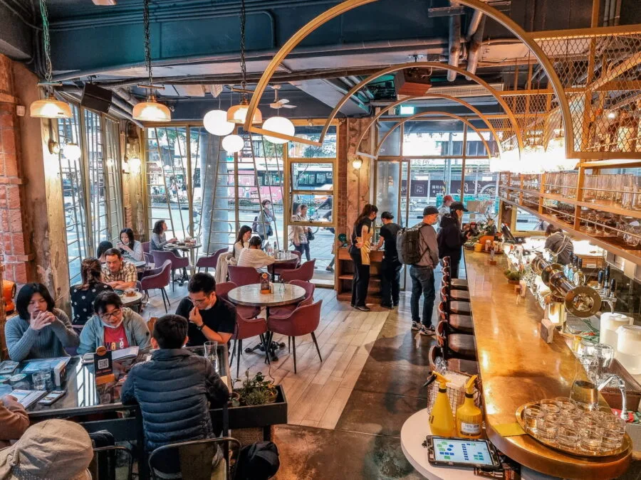 interior restaurant toasteria cafe taipei
