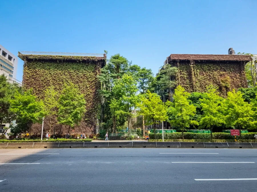 passing Songshan Cultural and Creative Park Taipei